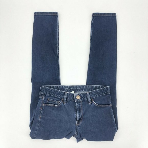 Banana Republic Skinny Straight Leg Jeans Size 26P - Picture 2 of 5
